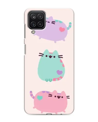 Чехол для Samsung Galaxy M12 с картинкой «Pusheen трио»