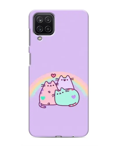 Чехол для Samsung Galaxy M12 с картинкой «Радужные Пушины»
