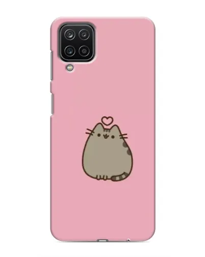 Чехол для Samsung Galaxy M12 с картинкой «Pusheen сердце»