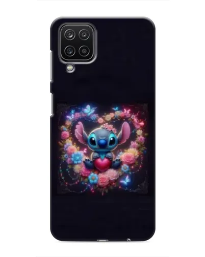 Чохол для Samsung Galaxy M12 з картинкою «Stitch у квітах» Чохол для Samsung Galaxy M12 з картинкою «Stitch у квітах»