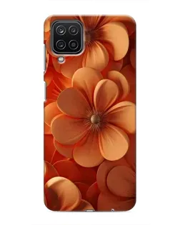 Чохол для Samsung Galaxy M12 з картинкою «Помаранчева макро квітка»