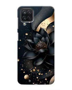 Чохол для Samsung Galaxy M12 з картинкою «Чорний лотос»