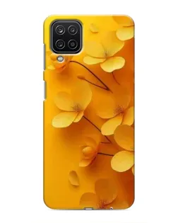 Чохол для Samsung Galaxy M12 з картинкою «Золоті пелюстки»