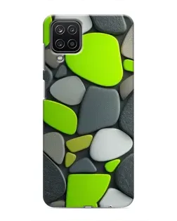 Чохол для Samsung Galaxy M12 з картинкою «Яскрава неонова галька»