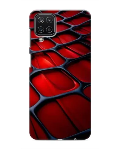 Чохол для Samsung Galaxy M12 з картинкою «Червона глянцева сітка» Чохол для Samsung Galaxy M12 з картинкою «Червона глянцева сітка»