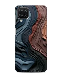 Чохол для Samsung Galaxy M12 з картинкою «Кольорові хвилі каньйону»