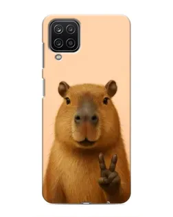 Чохол для Samsung Galaxy M12 з картинкою «Капібара вікторія»