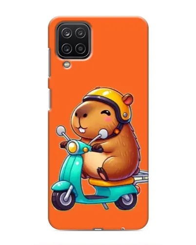 Чехол для Samsung Galaxy M12 с картинкой «Капибара на скутере» Чехол для Samsung Galaxy M12 с картинкой «Капибара на скутере»