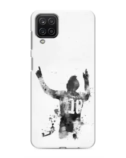 Чохол для Samsung Galaxy M12 з картинкою «Чорно-білий силует Мессі» Чохол для Samsung Galaxy M12 з картинкою «Чорно-білий силует Мессі»