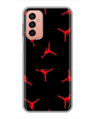 Чехол для Samsung Galaxy M13 с картинкой «Jordan Red Pattern» Чехол для Samsung Galaxy M13 с картинкой «Jordan Red Pattern»