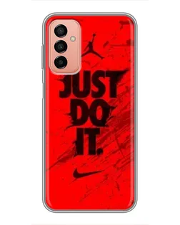 Чехол для Samsung Galaxy M13 с картинкой «Nike Just Do It» Чехол для Samsung Galaxy M13 с картинкой «Nike Just Do It»