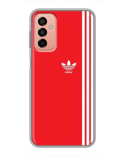 Чехол для Samsung Galaxy M13 с картинкой «Красный минимализм Adidas» Чехол для Samsung Galaxy M13 с картинкой «Красный минимализм Adidas»