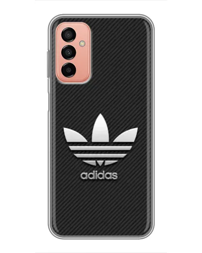 Чехол для Samsung Galaxy M13 с картинкой «Adidas Карбоновая текстура» Чехол для Samsung Galaxy M13 с картинкой «Adidas Карбоновая текстура»