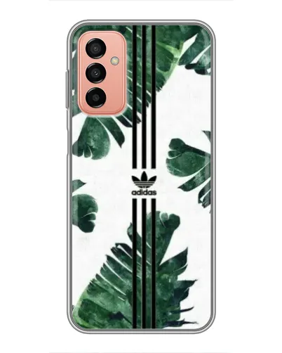 Чехол для Samsung Galaxy M13 с картинкой «Пальмовые листья адидас» Чехол для Samsung Galaxy M13 с картинкой «Пальмовые листья адидас»