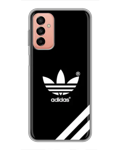 Чехол для Samsung Galaxy M13 с картинкой «Adidas с диагональными полосами» Чехол для Samsung Galaxy M13 с картинкой «Adidas с диагональными полосами»