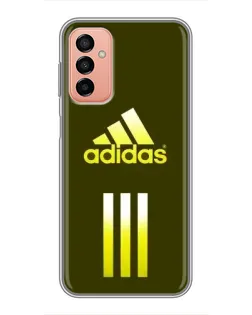 Чехол для Samsung Galaxy M13 с картинкой «Оливковый градиент Adidas»