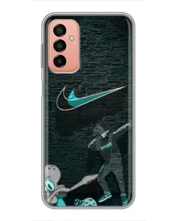 Чехол для Samsung Galaxy M13 с картинкой «Спортивный арт Nike» Чехол для Samsung Galaxy M13 с картинкой «Спортивный арт Nike»