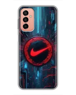 Чохол для Samsung Galaxy M13 з картинкою «Техногенний стиль Nike» Чохол для Samsung Galaxy M13 з картинкою «Техногенний стиль Nike»