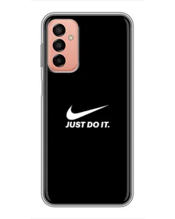 Чохол для Samsung Galaxy M13 з картинкою «Мінімалізм від Nike» Чохол для Samsung Galaxy M13 з картинкою «Мінімалізм від Nike»