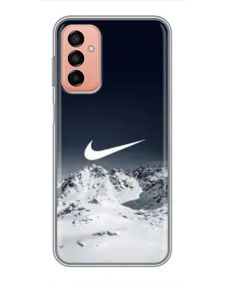 Чохол для Samsung Galaxy M13 з картинкою «Nike — зимові гори» Чохол для Samsung Galaxy M13 з картинкою «Nike — зимові гори»