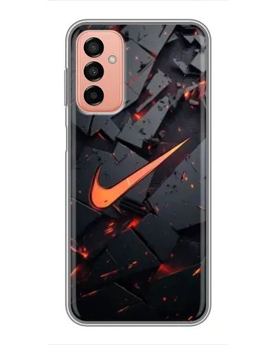 Чехол для Samsung Galaxy M13 с картинкой «Nike — эффект разломов» Чехол для Samsung Galaxy M13 с картинкой «Nike — эффект разломов»