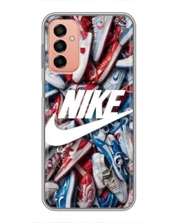 Чохол для Samsung Galaxy M13 з картинкою «Колаж кросівок Найк» Чохол для Samsung Galaxy M13 з картинкою «Колаж кросівок Найк»