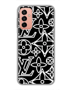 Чохол для Samsung Galaxy M13 з картинкою «Чорно-білий візерунок LV» Чохол для Samsung Galaxy M13 з картинкою «Чорно-білий візерунок LV»