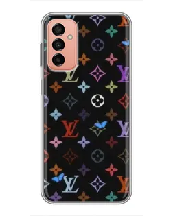 Чохол для Samsung Galaxy M13 з картинкою «Кольорова монограма LV»