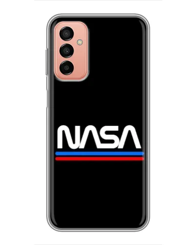 Чехол для Samsung Galaxy M13 с картинкой «NASA — классика Red Blue» Чехол для Samsung Galaxy M13 с картинкой «NASA — классика Red Blue»