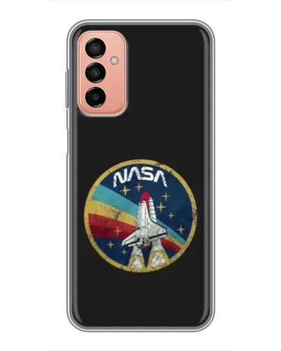 Чехол для Samsung Galaxy M13 с картинкой «NASA — эмблема миссии» Чехол для Samsung Galaxy M13 с картинкой «NASA — эмблема миссии»