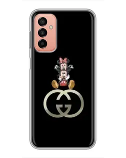 Чохол для Samsung Galaxy M13 з картинкою «Мінні Маус на лого» Чохол для Samsung Galaxy M13 з картинкою «Мінні Маус на лого»