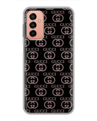 Чехол для Samsung Galaxy M13 с картинкой «Классическая монограмма Gucci»