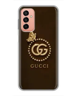 Чохол для Samsung Galaxy M13 з картинкою «Gucci — золотий метелик» Чохол для Samsung Galaxy M13 з картинкою «Gucci — золотий метелик»