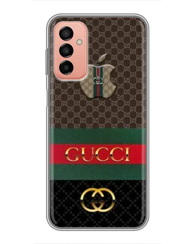 Чехол для Samsung Galaxy M13 с картинкой «Gucci — брендированный десерт»