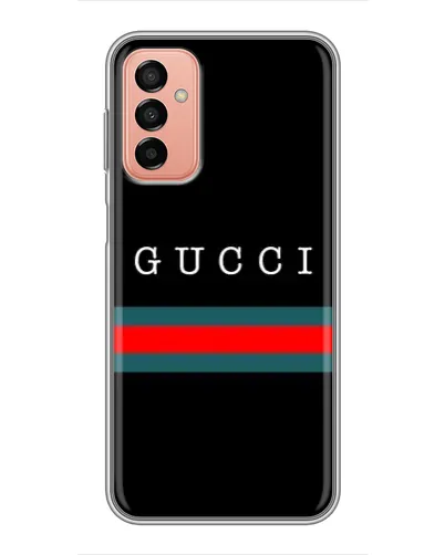 Чехол для Samsung Galaxy M13 с картинкой «Gucci — красный пояс»