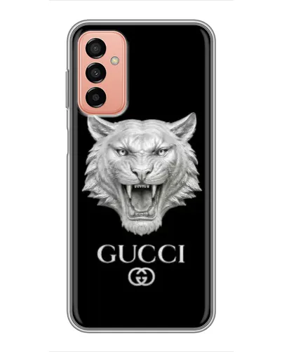 Чехол для Samsung Galaxy M13 с картинкой «Gucci — серебряный лев» Чехол для Samsung Galaxy M13 с картинкой «Gucci — серебряный лев»