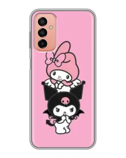 Чехол для Samsung Galaxy M13 с картинкой «My Melody и Kuromi»