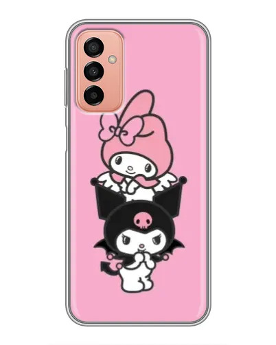 Чехол для Samsung Galaxy M13 с картинкой «My Melody и Kuromi»