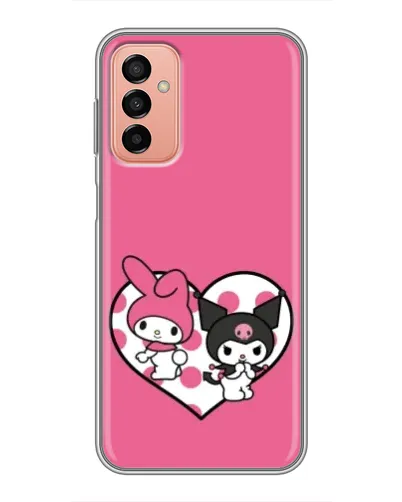 Чехол для Samsung Galaxy M13 с картинкой «Kuromi и My Melody»