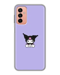 Чехол для Samsung Galaxy M13 с картинкой «Kuromi — фиолетовый минимализм»