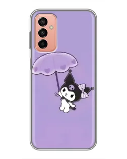 Чехол для Samsung Galaxy M13 с картинкой «Kuromi с зонтиком»