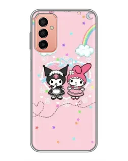 Чехол для Samsung Galaxy M13 с картинкой «My Melody и Kuromi»