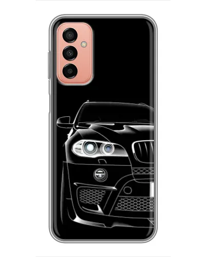 Чехол для Samsung Galaxy M13 с картинкой «Темный силуэт BMW»