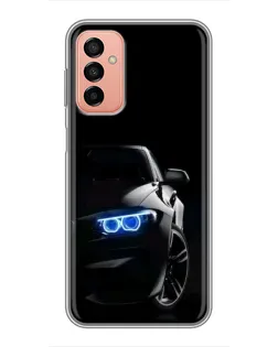 Чехол для Samsung Galaxy M13 с картинкой «BMW — ночной взгляд»