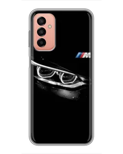 Чехол для Samsung Galaxy M13 с картинкой «BMW — взгляд тигра»