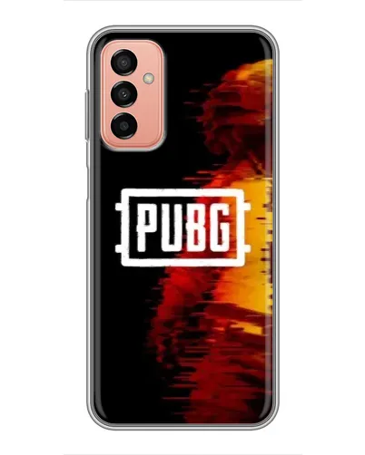 Чехол для Samsung Galaxy M13 с картинкой «Яркий логотип PUBG» Чехол для Samsung Galaxy M13 с картинкой «Яркий логотип PUBG»
