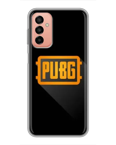 Чехол для Samsung Galaxy M13 с картинкой «PUBG — рамка лого» Чехол для Samsung Galaxy M13 с картинкой «PUBG — рамка лого»