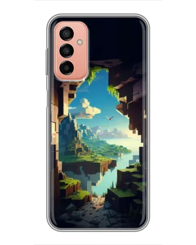 Чехол для Samsung Galaxy M13 с картинкой «Вид из пещеры»