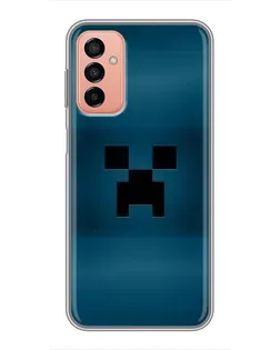 Чехол для Samsung Galaxy M13 с картинкой «Крипер текстура»