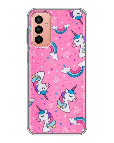 Чохол для Samsung Galaxy M13 з картинкою «Unicorn паттерн рожевий» Чохол для Samsung Galaxy M13 з картинкою «Unicorn паттерн рожевий»